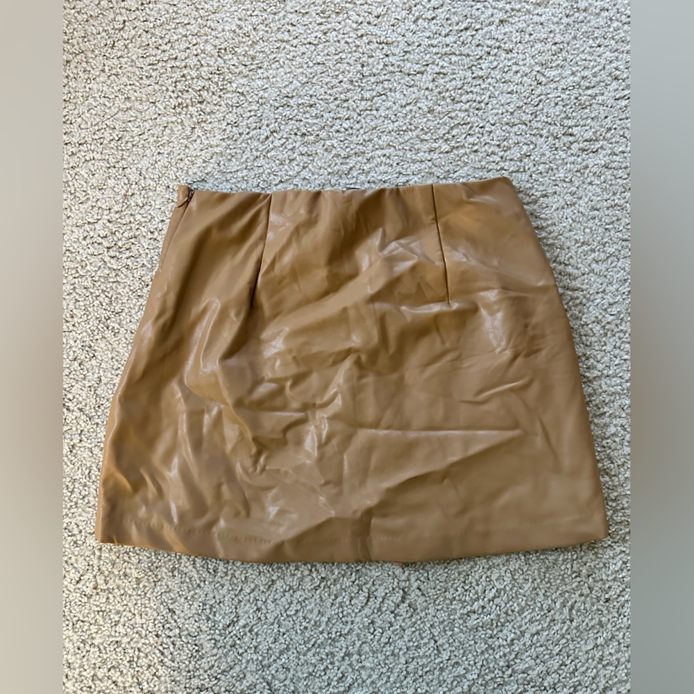 Abercrombie Faux leather mini skirt